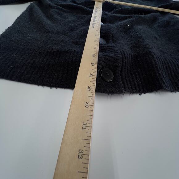 Allbirds Sweater Womens Large Black The Cardi Merino Wool Button Up Cardigan - Picture 6 of 8